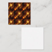 Goud Moderne Boho Elegante Abstracte Kunstpatroon Informatiekaartje (Voorkant / Achterkant)