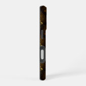 Goud Moderne Boho Elegante Abstracte Kunstpatroon iPhone 16 Hoesje (Rechterkant)