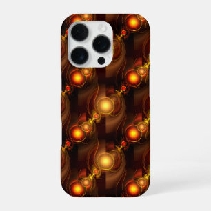 Goud Moderne Boho Elegante Abstracte Kunstpatroon  iPhone 16 Pro Hoesje