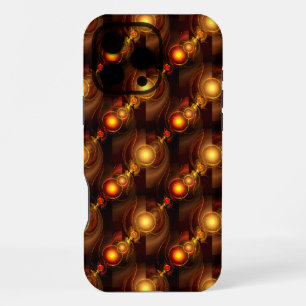 Goud Moderne Boho Elegante Abstracte Kunstpatroon iPhone 16 Pro Max Hoesje