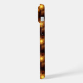 Goud Moderne Boho Elegante Abstracte Kunstpatroon iPhone Hoesje (Linkerkant)