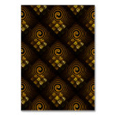 Goud Moderne Boho Elegante Abstracte Kunstpatroon Kaart (Achterkant)