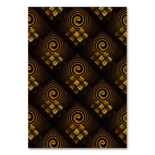 Goud Moderne Boho Elegante Abstracte Kunstpatroon Kaart (Voorkant)