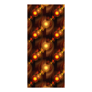 Goud Moderne Boho Elegante Abstracte Kunstpatroon Reclamekaart