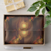 Goud Moderne Boho Elegante Abstracte Kunstpatroon  Tissuepapier (Geschenk)