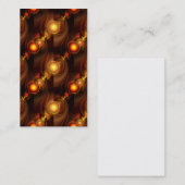 Goud Moderne Boho Elegante Abstracte Kunstpatroon Visitekaartje (Voorkant / Achterkant)