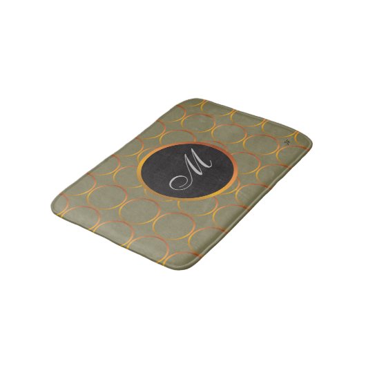 Goud monogram badmat (Gekanteld)