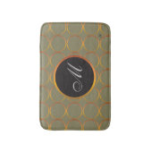 Goud monogram badmat (Voorkant Verticaal)