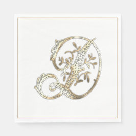 Goud Monogram D Servet