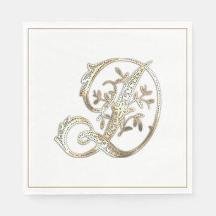 Goud Monogram D Servet