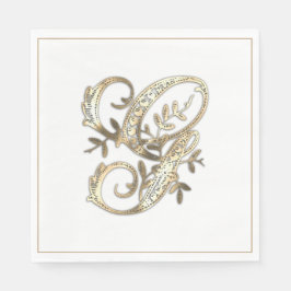 Goud Monogram G Servet