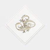 Goud Monogram G Servet (Hoek)