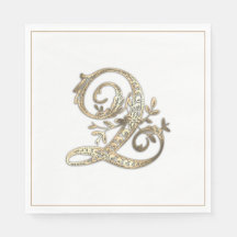 Goud Monogram Q