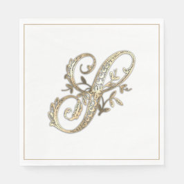 Goud Monogram S Servet