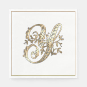 Goud Monogram Y Servet