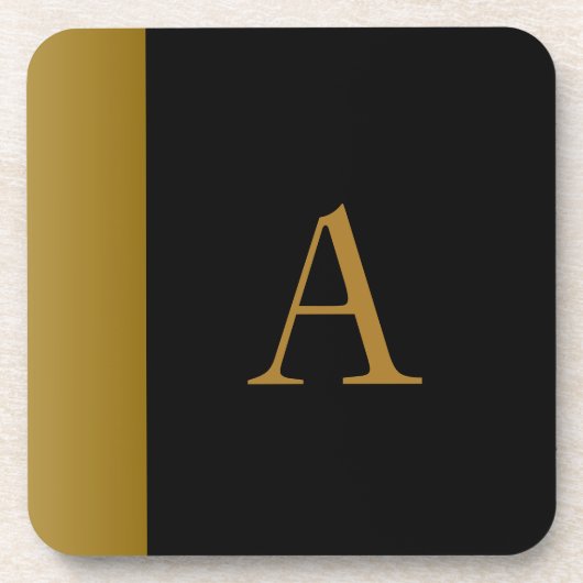 Goud Monogrammed Onderzetters (Voorkant)