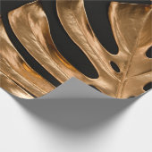 Goud monster cadeaupapier (Hoek)