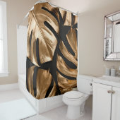 Goud monster douchegordijn (In situ)