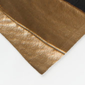 Goud monster fleece deken (Hoek)