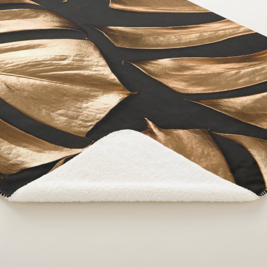 Goud monster sherpa deken (3/4)