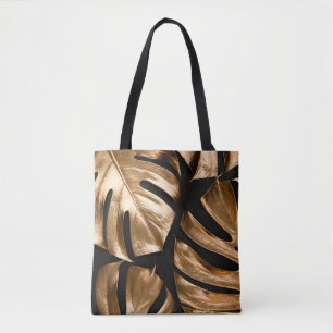 Goud monster tote bag