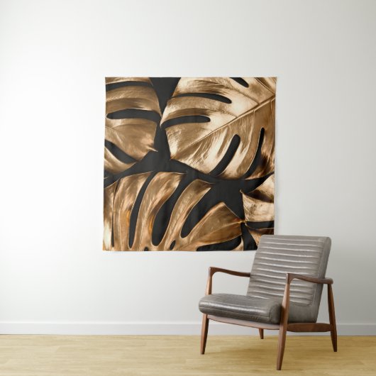 Goud monster wandkleed (In Situ (horizontaal))