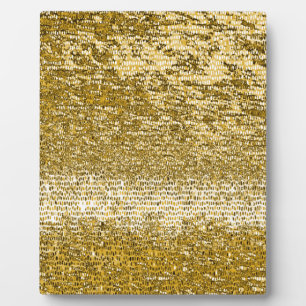 Goud mozaïekpatroon fotoplaat