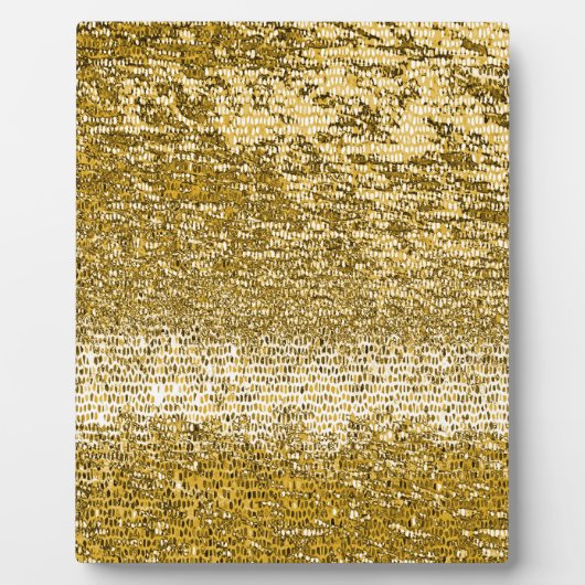 Goud mozaïekpatroon fotoplaat (Voorkant)