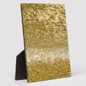 Goud mozaïekpatroon fotoplaat (Zijkant)