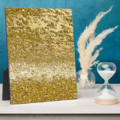 Goud mozaïekpatroon fotoplaat (Zijkant)