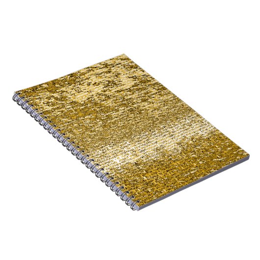 Goud mozaïekpatroon notitieboek (Rechterzijde)