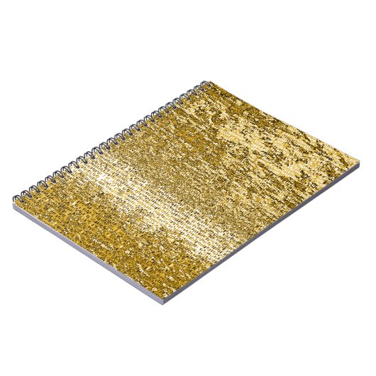 Goud mozaïekpatroon notitieboek (Linkerzijde)