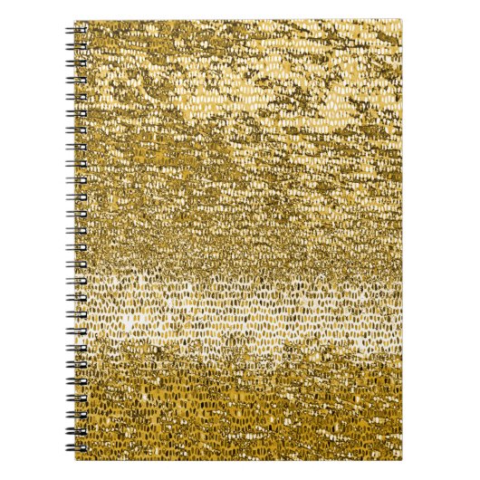 Goud mozaïekpatroon notitieboek (Voorkant)