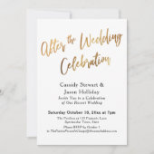 Goud na de huwelijksfeestdag, Bokeh Black Kaart (Voorkant)