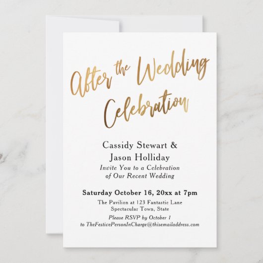 Goud na de huwelijksfeestdag, Bokeh Black Kaart (Voorkant)