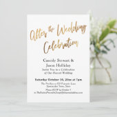 Goud na de huwelijksfeestdag, Bokeh Black Kaart (Staand voorkant)