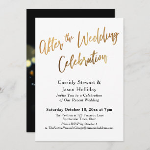 Goud na de huwelijksfeestdag, Bokeh Black Kaart