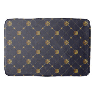 Goud nautisch badmat