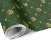 Goud nautisch cadeaupapier (Rol Hoek)