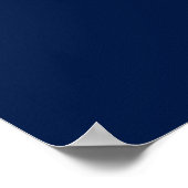 Goud & Navyblauw Modern Verjaardagsfeest Welkom Poster (Hoek)