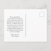 Goud Net Getrouwd Trouwfoto Aankondigingskaart (Achterkant)