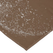 Goud "NIET VANDAAG!" met Silver Glitter op Brown | Tafelkleed (Gekanteld)