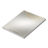 Goud  Notitieblok (Linkerzijde)