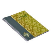goud notitieboek (Rechterzijde)