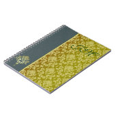 goud notitieboek (Linkerzijde)