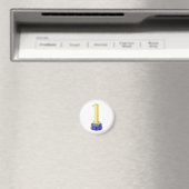 Goud nummer één trofee magneet (Insitu (Vaatwasser))