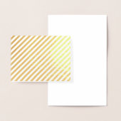Goud of zilverfolie Streep Blank Wenskaart Folie Kaarten (Display)