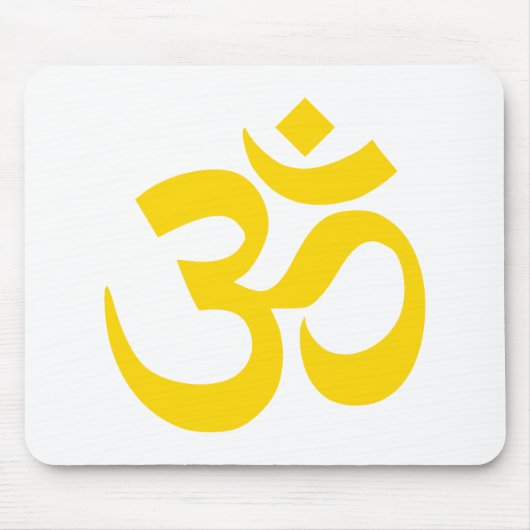 Goud OM-symbool Muismat (Voorkant)