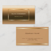 Goud Ombre Professionele Visitekaartje (Voorkant / Achterkant)