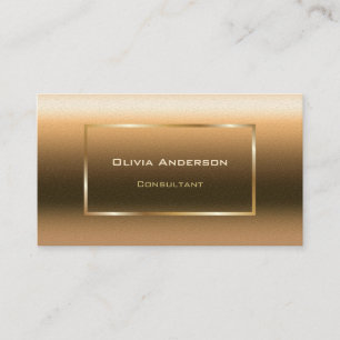 Goud Ombre Professionele Visitekaartje